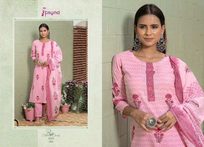 Cotton Candy 2 Psyna Printed Wholesale Cotton Salwar Suit Catalog